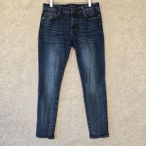Driftwood Jeans Womens 24‎ Marilyn Blue Stretch Skinny Medium Wash Basic